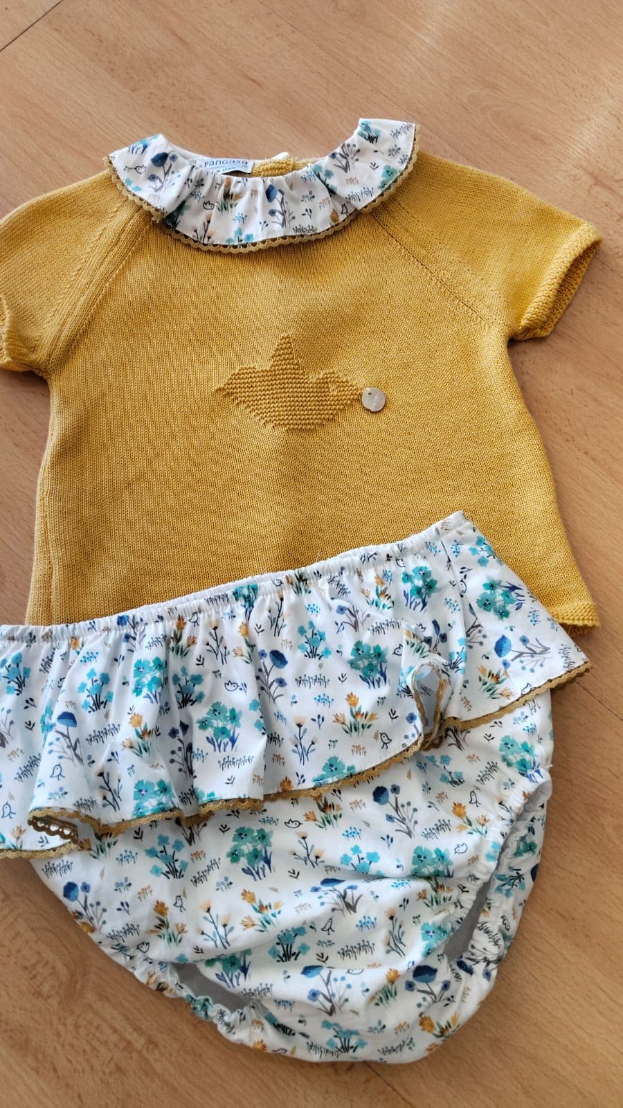 CONJUNTO MOSTAZA RANITA + JERSEY